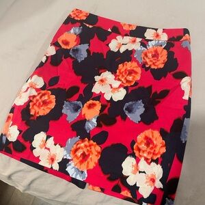 J. Crew Vibrant Red Pencil Skirt